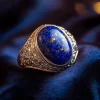 bague en pierre de Lapis Lazuli pour le bien-être en lithothérapie